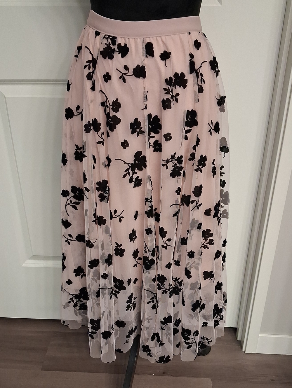 Studio West 3D‎ Posy Fairy Tulle Double Layered Mesh Midi Skirt ** Size Medium - Picture 2 of 8